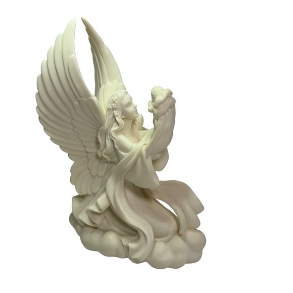 1998 Roman Inc Millenium Angel 2nd In Guardian Angel Series Figurine No 9H 1310 - Picture 2 of 8